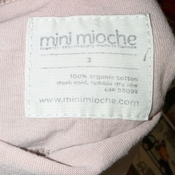 Mini mioche light pink long sleeve dress size 3T Play condition - Picture 3 of 4